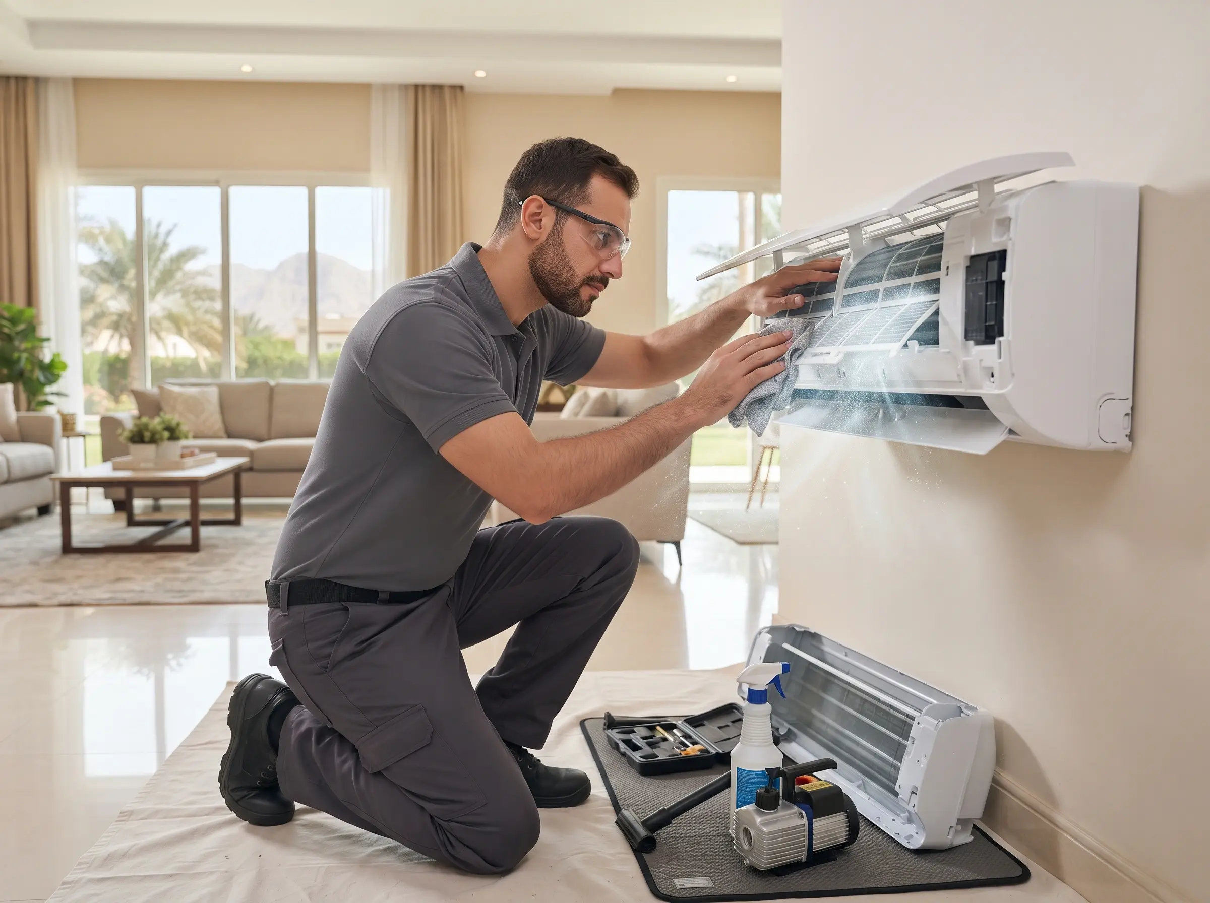 Al Barr Ac Cleaning Al Ain service delivery in UAE