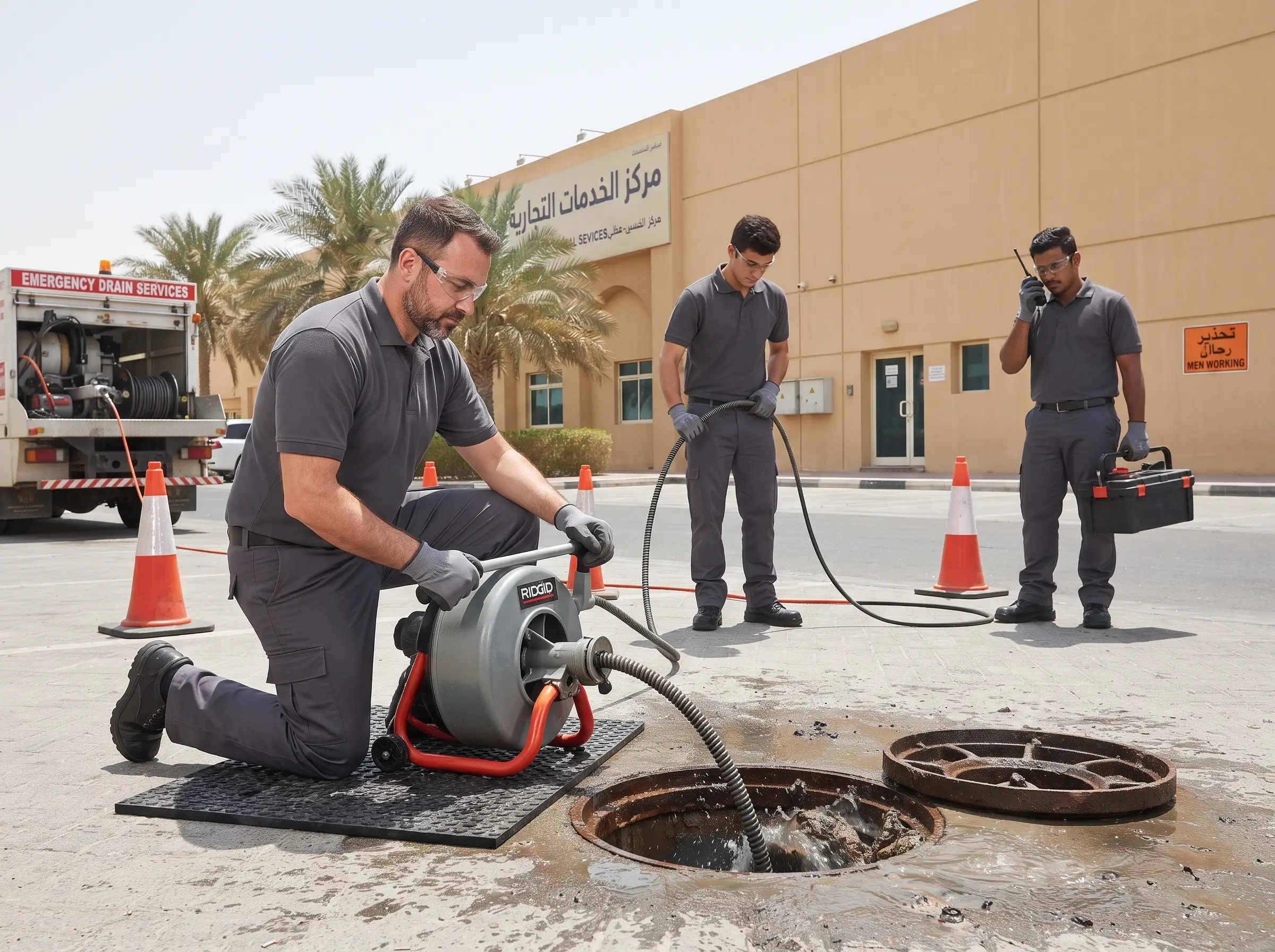 Al Barr Pipeline Block Removal Mussaffa service delivery in UAE